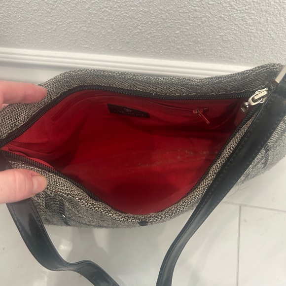 Rafe Y2K Tweed Plaid Sequin Hobo Shoulder Bag - Picture 7 of 7